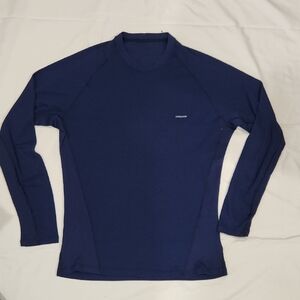 Men's Patagonia Medium Navy Capilene Shirt